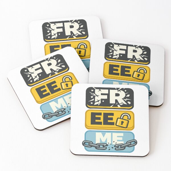Item preview, FREE ME Typography Design | Break Free Motivation Design designed and sold by TeeTimeTreasure.