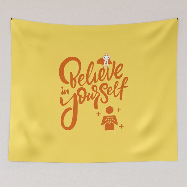 Item preview, Believe in Yourself Inspirational Typography designed and sold by EDUCATION & FESTIVAL.