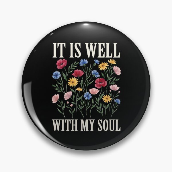 Item preview, It Is Well With My Soul Christian Faith Worship Hymn Spiritual Inspiration Believer designed and sold by SofenArt.