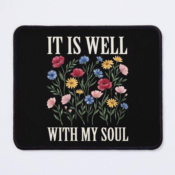 Item preview, It Is Well With My Soul Christian Faith Worship Hymn Spiritual Inspiration Believer designed and sold by SofenArt.