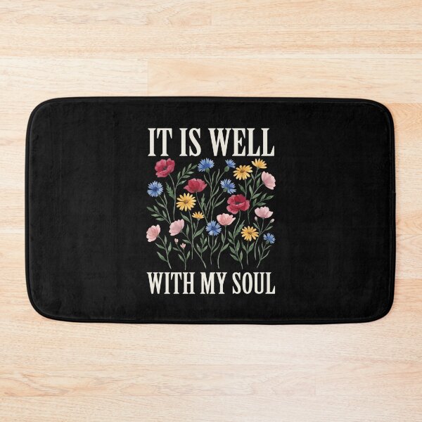 Item preview, It Is Well With My Soul Christian Faith Worship Hymn Spiritual Inspiration Believer designed and sold by SofenArt.