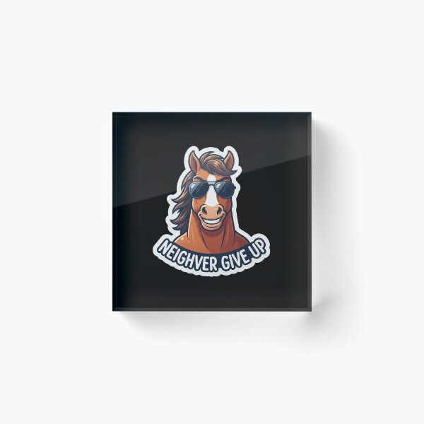 Item preview, Cool Horse Wearing Sunglasses Funny Quote designed and sold by Owcomm.