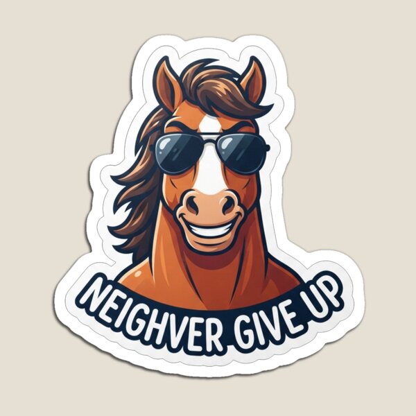 Item preview, Cool Horse Wearing Sunglasses Funny Quote designed and sold by Owcomm.