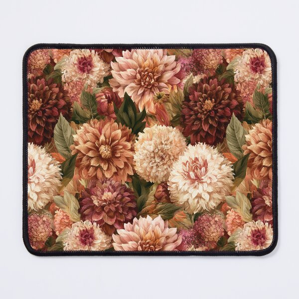 Item preview, Colorful Dahlias Texture - Flower Bouquet Pattern - Anniversary Gifts For Her designed and sold by RoyalStarsPatts.