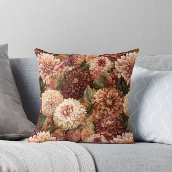 Item preview, Colorful Dahlias Texture  - Flower Bouquet Pattern  - Anniversary Gifts For Her designed and sold by RoyalStarsPatts.