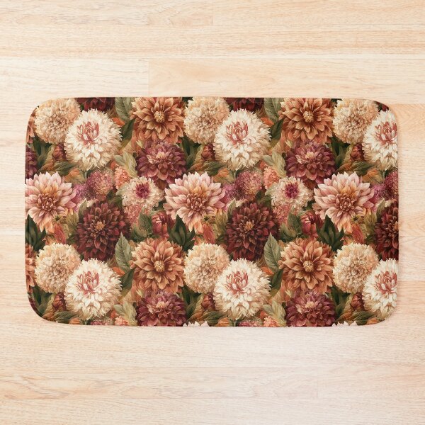 Item preview, Colorful Dahlias Texture  - Flower Bouquet Pattern  - Anniversary Gifts For Her designed and sold by RoyalStarsPatts.