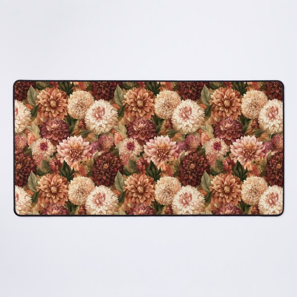 Item preview, Colorful Dahlias Texture - Flower Bouquet Pattern - Anniversary Gifts For Her designed and sold by RoyalStarsPatts.