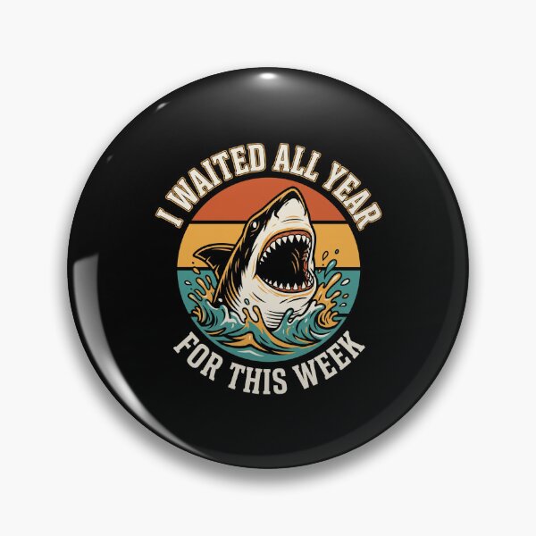Item preview, I Waited All Year For This Week Shark Week Enthusiast Ocean Lover designed and sold by SofenArt.