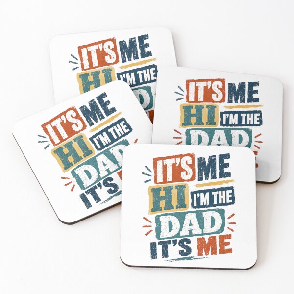 Item preview, It's Me Hi I'm The Dad It's Me Funny Father Dad Quote Gift designed and sold by RetroMini2026.