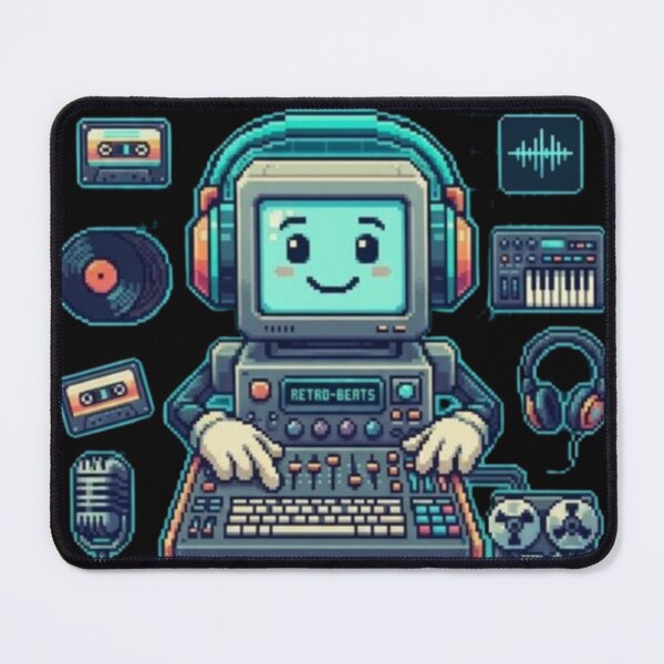 Item preview, Retro Beats Kitchen – Vintage Music Tech Art designed and sold by Dogandesighn.