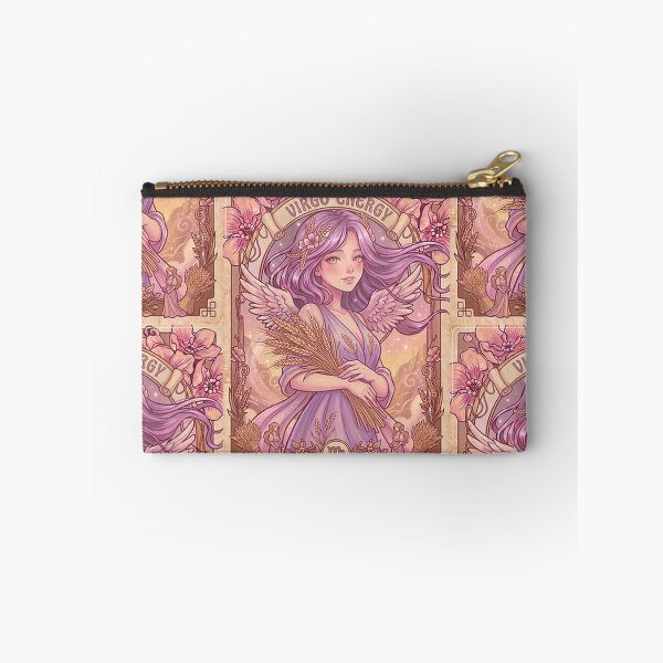 Item preview, Virgo Zodiac Goddess Aesthetic Art – Angelic Virgo Energy Illustration designed and sold by RSDigitalPrintDesign.