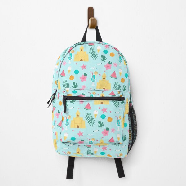 Item preview, summer holiday pattern with various items designed and sold by burbura.