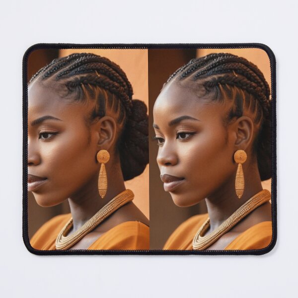 Item preview, Fashion - Black Woman with Braids, Contemporary Afro-Bohemian Aesthetic designed and sold by Beat-It.