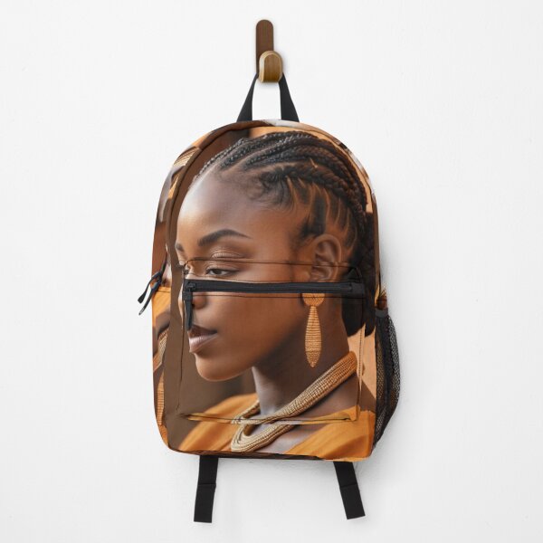 Item preview, Fashion - Black Woman with Braids, Contemporary Afro-Bohemian Aesthetic designed and sold by Beat-It.