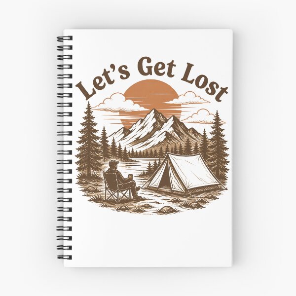 Item preview, Let’s Get Lost Camping Design designed and sold by DesignedByMarty.