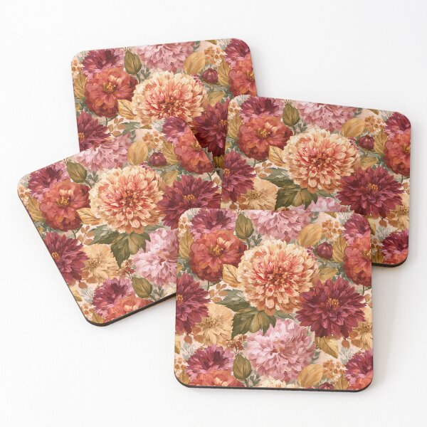 Item preview, Minimalistic Dahlias Flower  - Birthday Flower Pattern  - Anniversary Gifts For Him designed and sold by RoyalStarsPatts.
