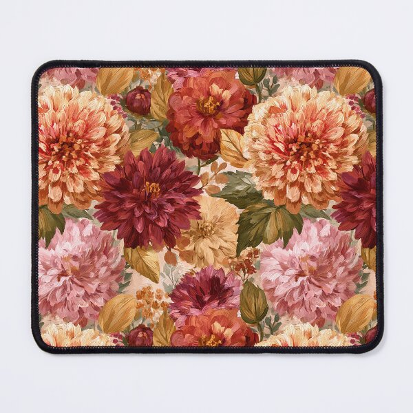 Item preview, Minimalistic Dahlias Flower - Birthday Flower Pattern - Anniversary Gifts For Him designed and sold by RoyalStarsPatts.