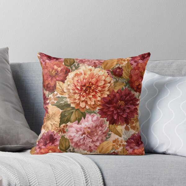 Item preview, Minimalistic Dahlias Flower  - Birthday Flower Pattern  - Anniversary Gifts For Him designed and sold by RoyalStarsPatts.