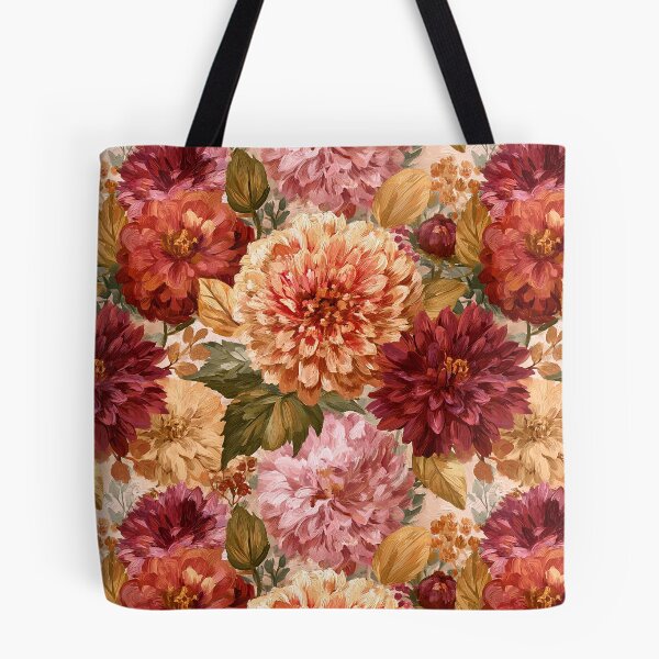 Item preview, Minimalistic Dahlias Flower  - Birthday Flower Pattern  - Anniversary Gifts For Him designed and sold by RoyalStarsPatts.