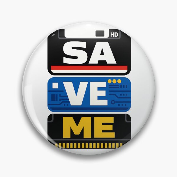 Item preview, SAVE ME Typography Design | Retro Computer Tech Humor Design designed and sold by TeeTimeTreasure.