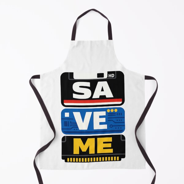 Item preview, SAVE ME Typography Design | Retro Computer Tech Humor Design designed and sold by TeeTimeTreasure.
