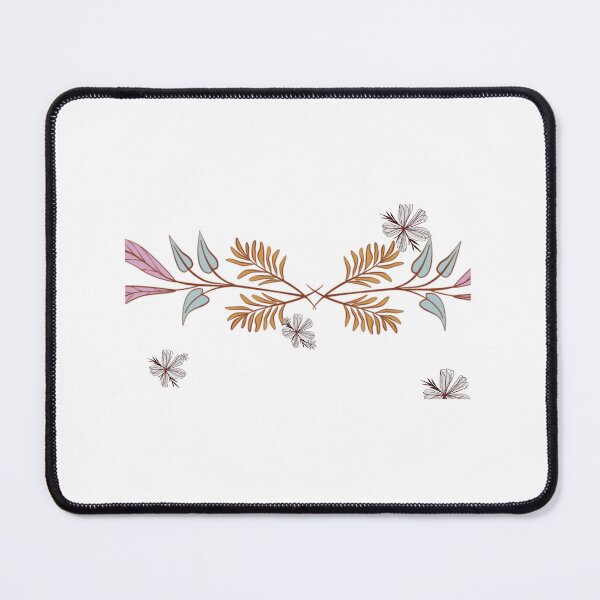 Item preview, Symmetrical Earthy Botanical Floral Branch Art designed and sold by priyusterminal.
