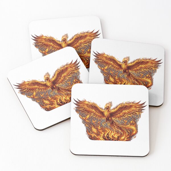 Item preview, Fiery Phoenix Rising from the Flames designed and sold by GrzywaM.