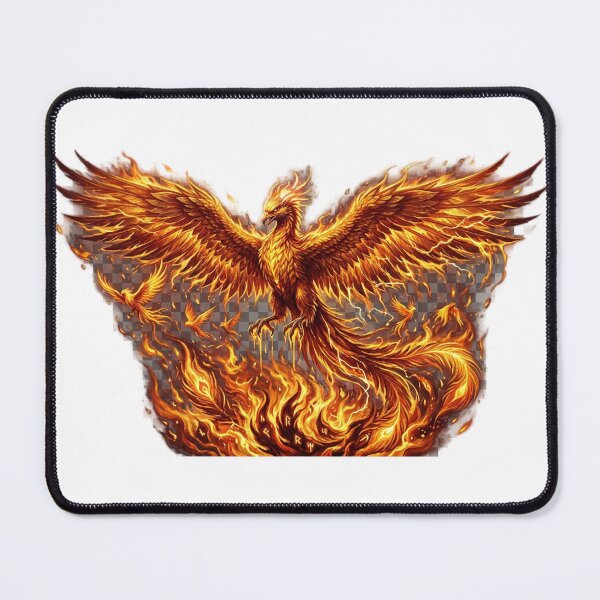 Item preview, Fiery Phoenix Rising from the Flames designed and sold by GrzywaM.