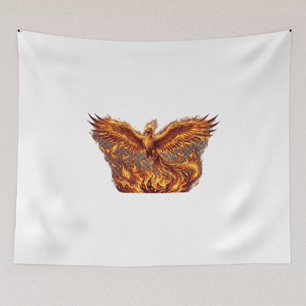 Item preview, Fiery Phoenix Rising from the Flames designed and sold by GrzywaM.