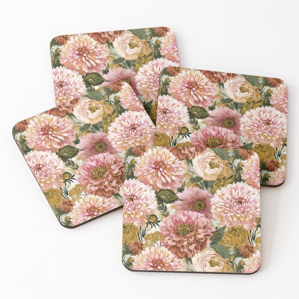 Item preview, Minimalistic Dahlias Floral - Hawaiian Flower Pattern  - Anniversary Gifts For Husband designed and sold by RoyalStarsPatts.