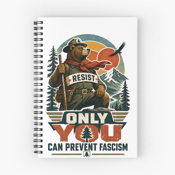 Item preview, Resist Only You Can Prevent Fascism Political Activism Statement designed and sold by RetroMini2026.