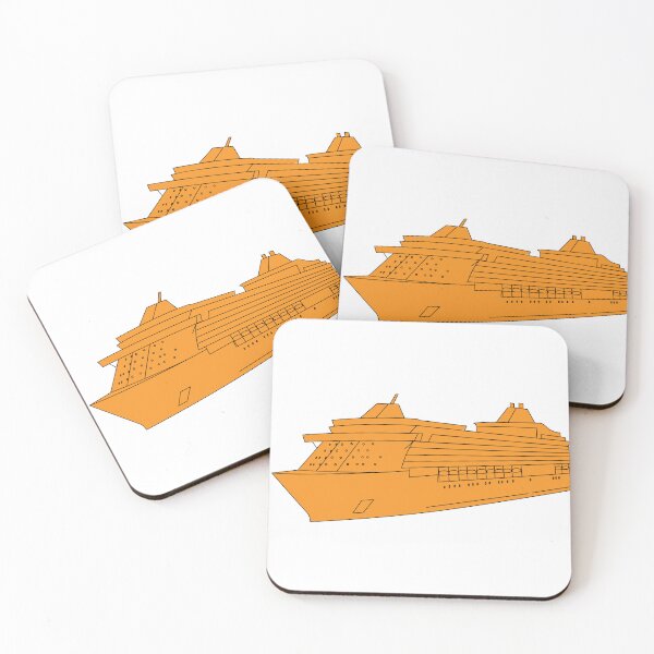 Item preview, Colored cruise ship designed and sold by HungarianSailor.