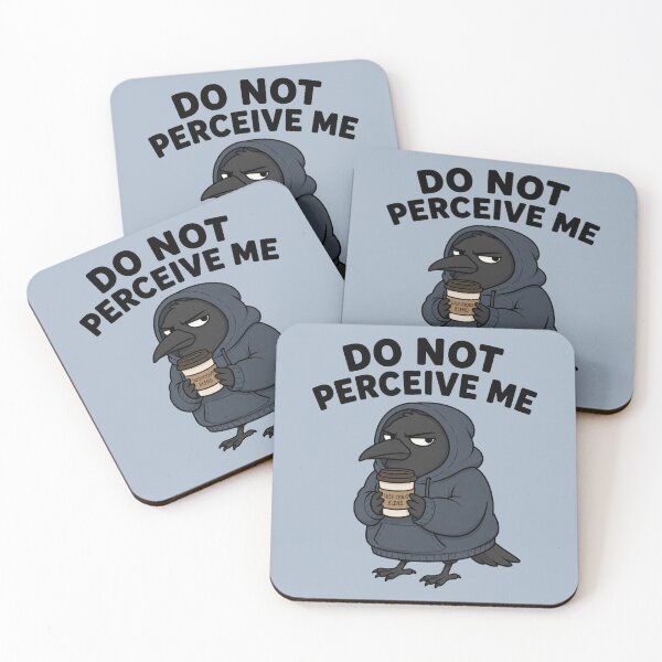 Item preview, Do Not Perceive Me Crow designed and sold by MonkiFlipp.