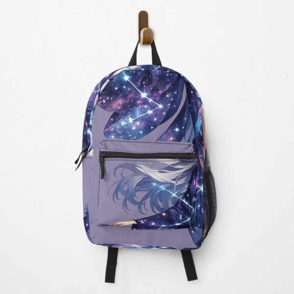 Item preview, Celestial Shrine Spirit – Cosmic Miko Anime Art | Original Space Yokai Design designed and sold by Sticleg.