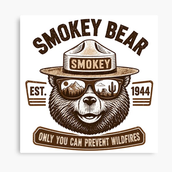 Item preview, Smokey Bear Only You Can Prevent Wildfires Forest Service National Parks designed and sold by RetroMini2026.