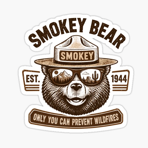 Item preview, Smokey Bear Only You Can Prevent Wildfires Forest Service National Parks designed and sold by RetroMini2026.