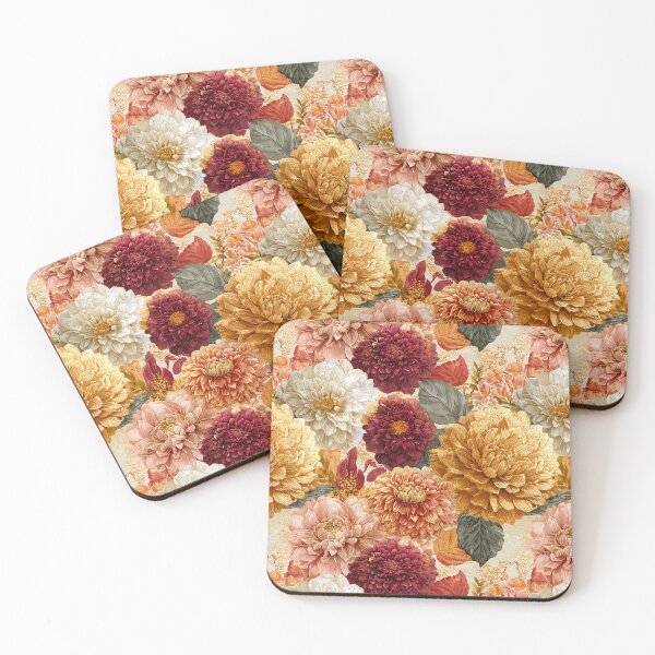 Item preview, Charming Dahlias - Hawaiian Flower Pattern  - Anniversary Gifts For Mom designed and sold by RoyalStarsPatts.