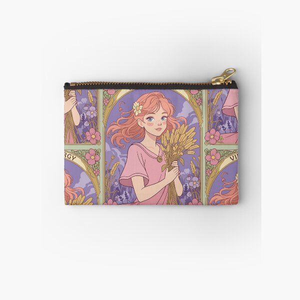 Item preview, Virgo Zodiac Goddess Aesthetic Art – Angelic Virgo Energy Illustration designed and sold by RSDigitalPrintDesign.