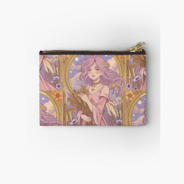 Item preview, Virgo Zodiac Goddess Aesthetic Art – Angelic Virgo Energy Illustration designed and sold by RSDigitalPrintDesign.