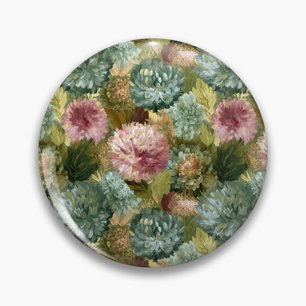 Item preview, Petaled Dahlias Texture  - Retro Flower Floral  - Anniversary Gifts For Wife designed and sold by RoyalStarsPatts.