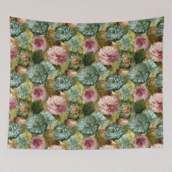 Item preview, Petaled Dahlias Texture  - Retro Flower Floral  - Anniversary Gifts For Wife designed and sold by RoyalStarsPatts.