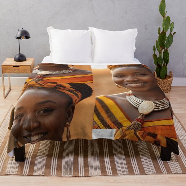 Item preview, Fashion - Black Woman with Headwrap, Afro-Bohemian Style designed and sold by Beat-It.
