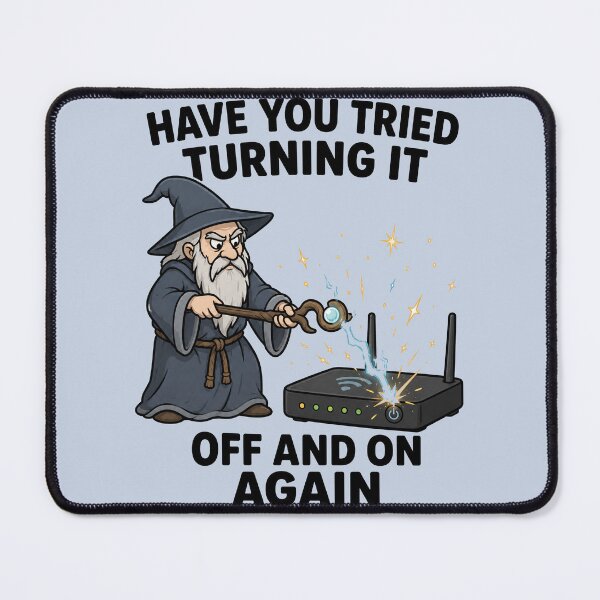 Item preview, Wizard Fixes WiFi With Magic designed and sold by MonkiFlipp.
