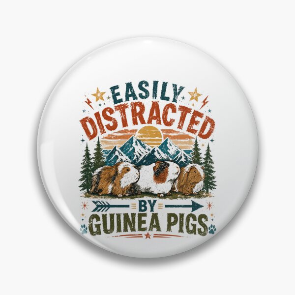 Item preview, Easily Distracted By Guinea Pigs Pet Owner designed and sold by HumansStuck12.