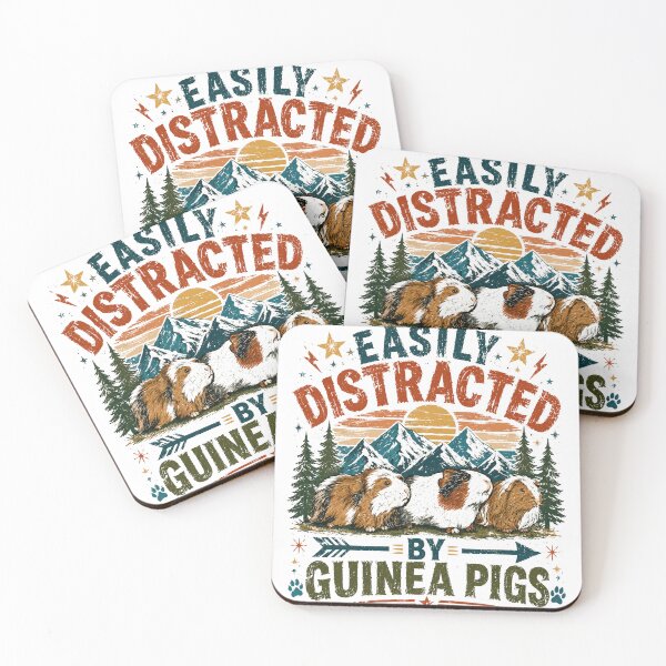 Item preview, Easily Distracted By Guinea Pigs Pet Owner designed and sold by HumansStuck12.