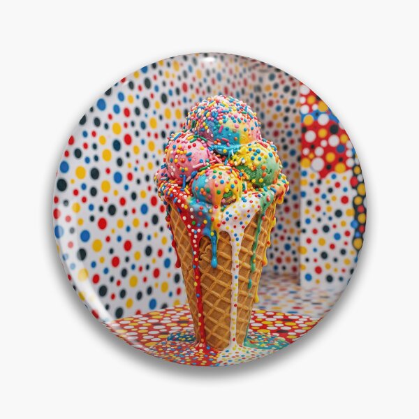 Item preview, Dripping Ice Cream Cone Pop Art designed and sold by Home Decor Art.