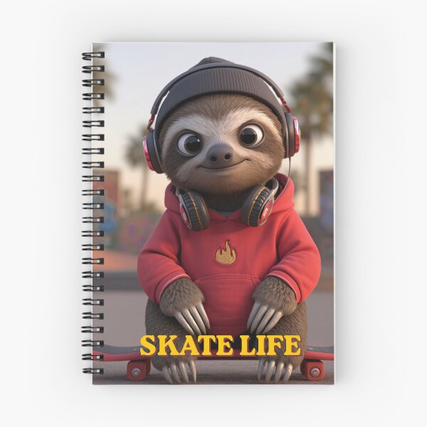 Item preview, Skater Sloth – Skate Life Style designed and sold by SparTiere.