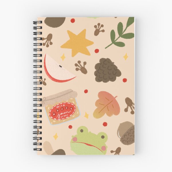 Item preview, Cozy Autumn Frog Seamless Pattern designed and sold by MiloverseOfficial.