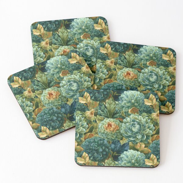 Item preview, Whimsical Dahlias Flower - Tropical Flower Pattern  - Baby Shower Gifts designed and sold by RoyalStarsPatts.