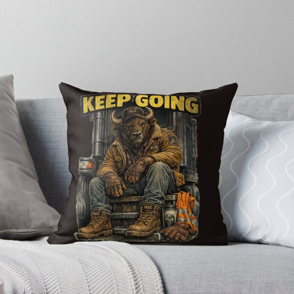 Item preview, ? KEEP GOING ⚡ VLLC INDUSTRIAL BISON WORK ETHIC ART designed and sold by Tienda Argentina.